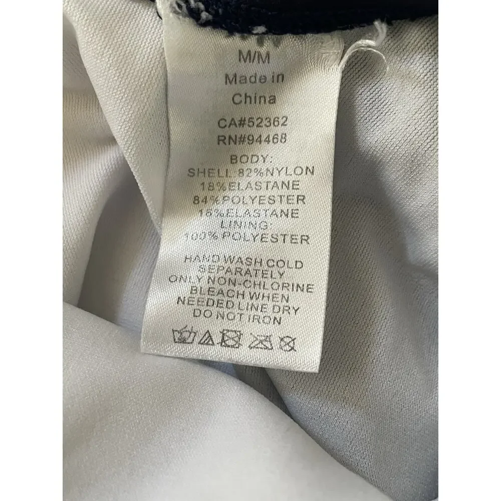Nautica Swim One Piece Swimsuit Logo Sporty Retro Chic Minimalist